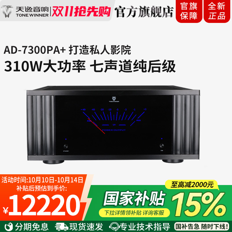 Winner/天逸AD-7300PA+七声道纯后级高端定制家庭影院后级功放