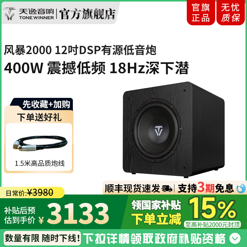 天逸12大功率有源低音炮