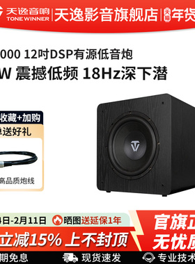 天逸风暴SUB-2000/6000/8000/9000音箱大功率功放DSP有源低音响炮