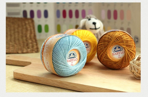 Французский dmcbabyloart.147d Babylon Импортная кружевная хлопчатобумажная линия 10#Линия одежды для крюка вполне включена