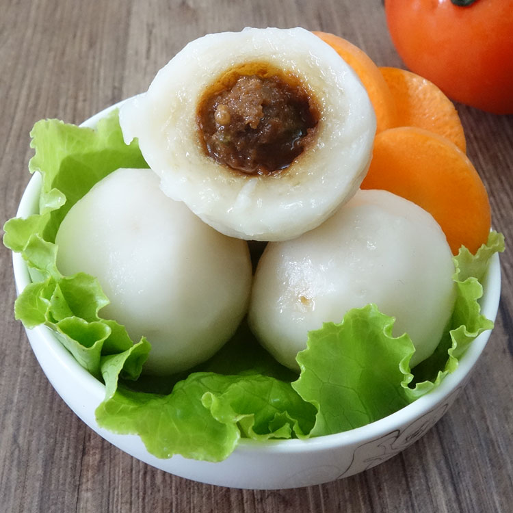 鲁享包心鱼丸250g 潮汕鱼丸大鱼丸肉丸火锅食材关东煮豆捞2件包邮