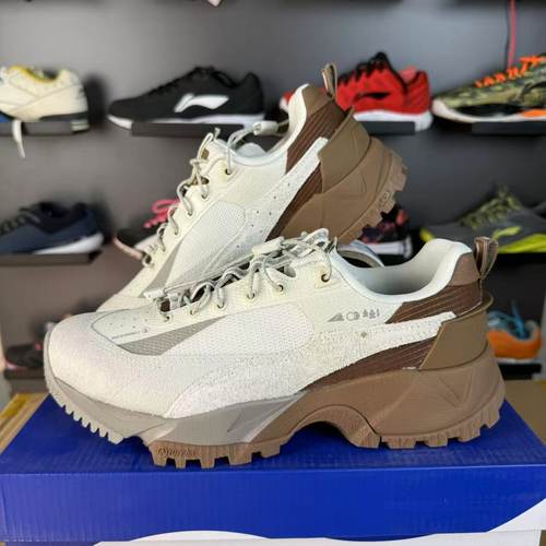 李宁休闲鞋2025新款男子CF溯行野PRO反光防泼水户外登山鞋AGLU151