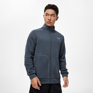 卫衣外套 男子健身系列运动休闲开衫 AWDT437 新款 李宁2025年秋季