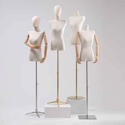 韩国同款平胸平肩女模特橱窗展示架服装店模特架子锁骨韩版女装店