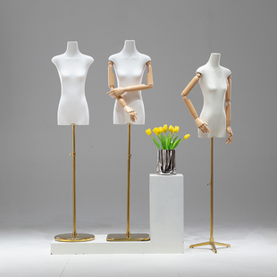 韩版服装店平胸模特道具女模特橱窗女装假人台扁身修身模特展示架