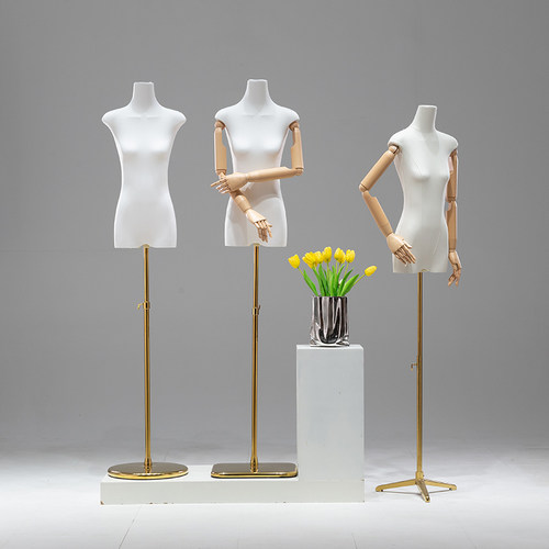 韩版服装店平胸模特道具女模特橱窗女装假人台扁身修身模特展示架