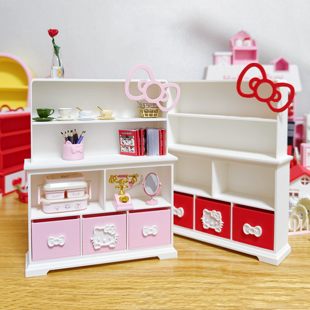 3D打印模型KT猫多功能货架展示柜微缩场景布置过家家仿真玩具娃屋,个性定制/设计服务/DIY,3D打印/定制,淘宝优惠券,粉丝福利购,淘宝优惠卷