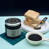 吴麻坊纯黑芝麻酱无添加蔗糖烘焙调料早餐面包酱馅料家用商用版