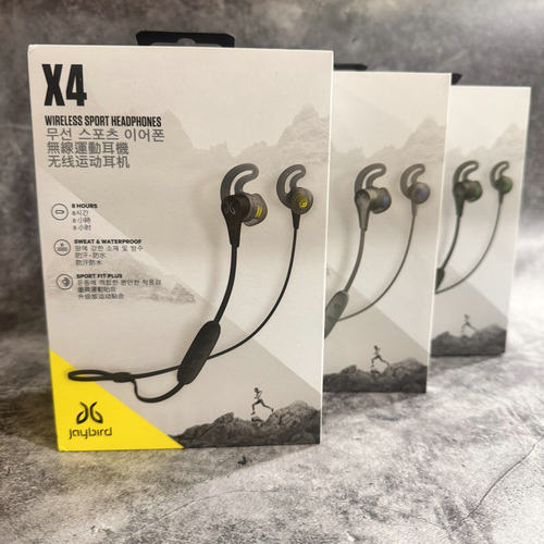 罗技JAYBIRD X4捷伯德入耳式无线蓝牙耳机防水运动通话 X3升级版