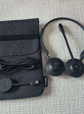 捷波朗Jabra Engage 55 电脑头戴式客服头戴耳机ENC专用降噪耳麦