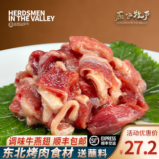 东北沈阳烤肉食材半成品调味牛肉燕翅韩式 烧烤户外家庭拌肉新鲜肉