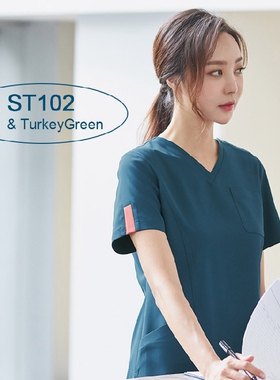韩国进口 ST102 手术服 护士服 口腔医院 整形美容医院 医生服 女