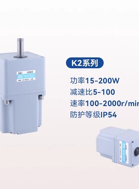 中大无感无刷电机K2/L2系列Z2BLD15-220K2-20S可替带交流电机220V