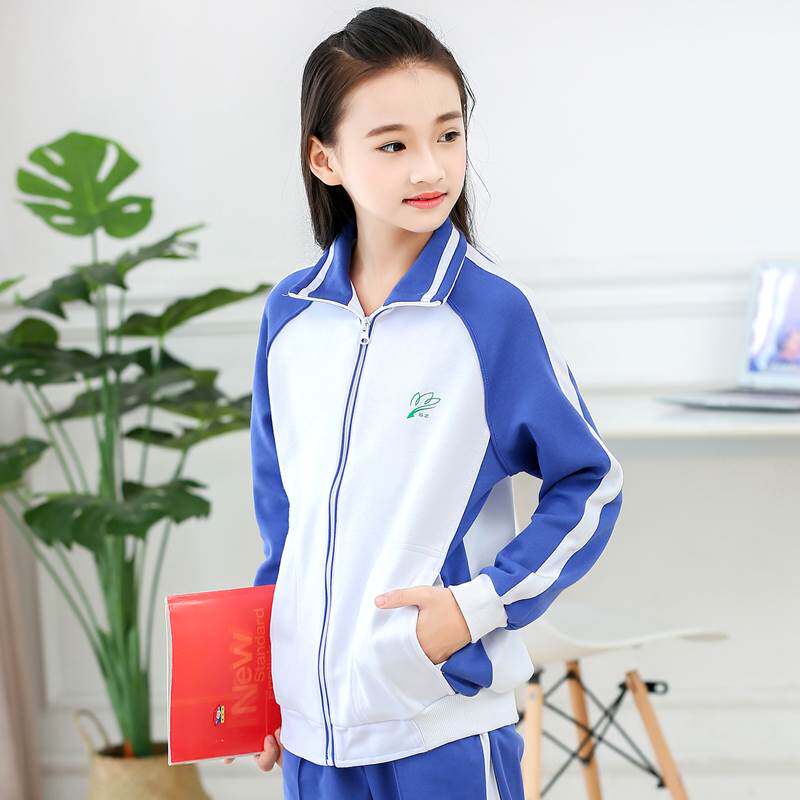 深圳市统一小学生女冬装长袖外套冬季校服运动服冬季特版空气层