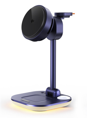 Qi2认证magsafe三合一磁吸无线半导体制冷15W手机直播散热充电器