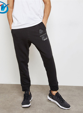 锐步/REEBOK 男子宽松透气跑步训练运动长裤CD5487 CD5408 BS4095