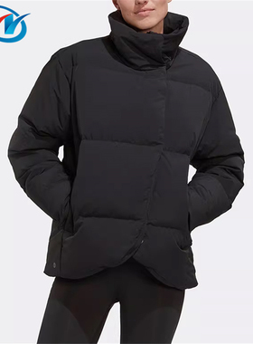 Adidas/阿迪达斯 女子立领防风保暖面包服运动羽绒服外套 HN9934