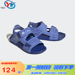 Sandals 儿童沙滩鞋 阿迪达斯 魔术贴露趾凉鞋 HQ1280 Swim Adidas