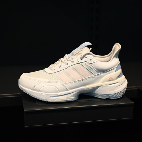 阿迪达斯女子厚底减震耐磨跑步鞋