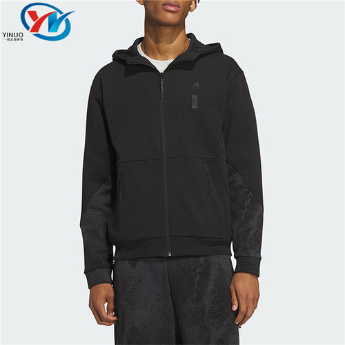 阿迪达斯男子加绒连帽外套