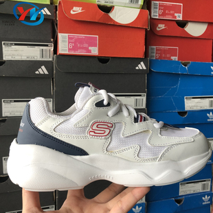 Skechers/斯凯奇 D'Lites Airy 女子缓震耐磨运动老爹鞋 88888105