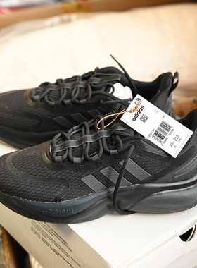 Adidas/阿迪达斯AlphaBounce+男女缓震耐磨轻便运动跑步鞋 HP6150