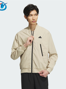 Adidas/阿迪达斯 男子宽松防风运动休闲飞行员夹克外套 IP4959
