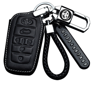 适用于丰田埃尔法钥匙套alphard威尔法vellfire30系汽车钥匙包扣