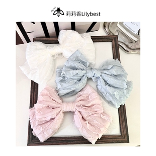 芭蕾风中号蝴蝶结里雾诗之春手作配饰蛋糕层甜美可爱百搭lolita