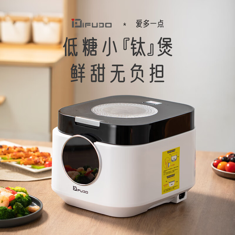 日本IFUDO富多3L电饭煲法郎钛涂层釜内胆可预约多功能触控