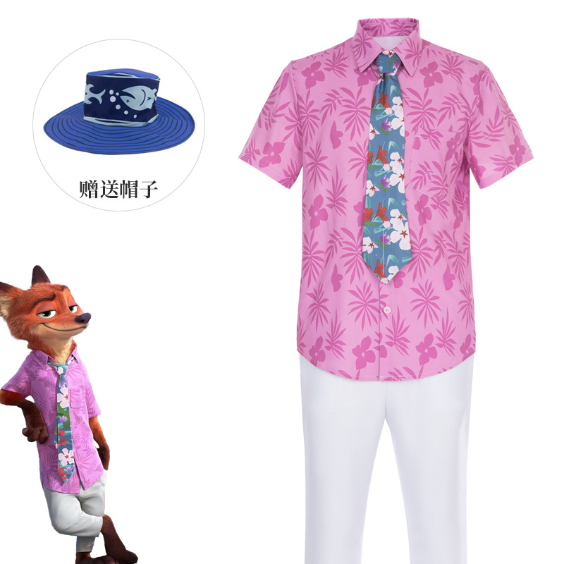 朱迪cos服装 疯狂动物城2兔子警官衣服尼克同款二次元动漫cos服