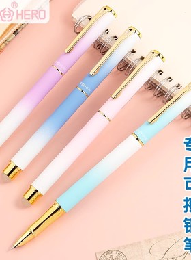 正品英雄P305钢笔小学生用可换墨囊三年级上册初学者入门款墨水笔