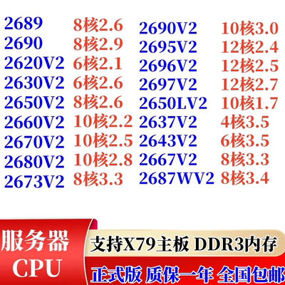 E5-26892690V22697V22696V2