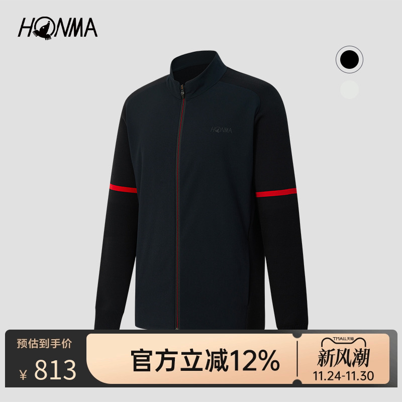 HONMA男式拉链外套高尔夫