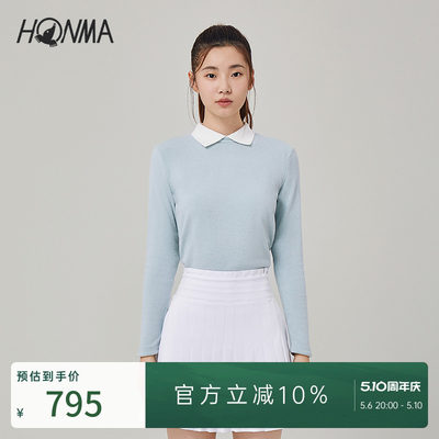 HONMA女式长袖POLO运动户外