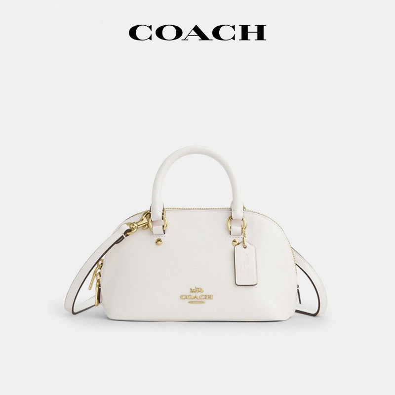 【国内现货】COACH/蔻驰Lara22保龄球包纯色小号单肩斜挎手提包女