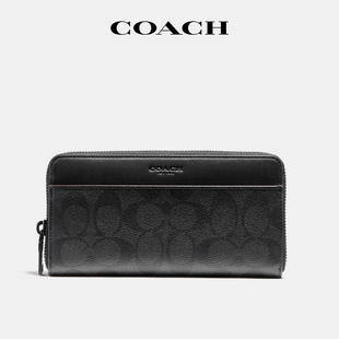 【官方授权】COACH/蔻驰手拿包轻奢老花时尚潮流长款钱包男女同款