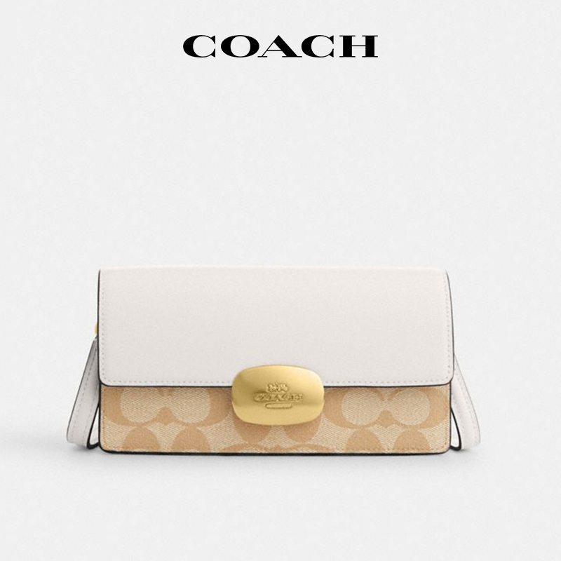 COACH/蔻驰Eliza单肩手拿小方包