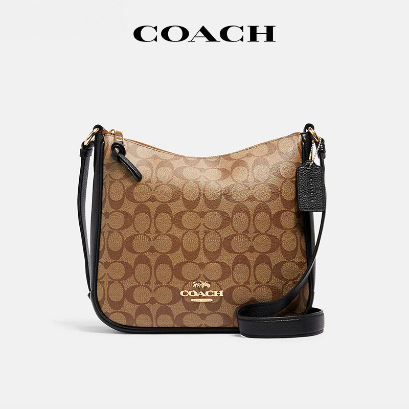 COACH/蔻驰Ellie单肩斜挎包老花