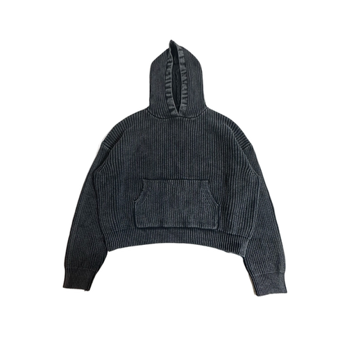 Basic annals水洗磨毛系列2.0超重磅重工卫衣百分百纯棉短款上衣