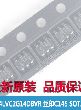 SN74LVC2G14DBVR C145双路施密特触发 反相器芯片SOT23-6全新原装
