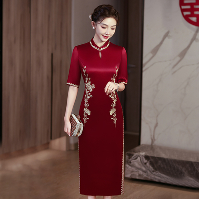 喜婆婆婚宴装2025新款高端