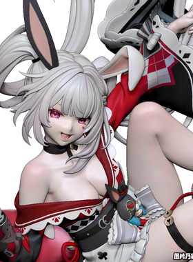 RX模玩代购先行New Age Studio白毛少女雕像