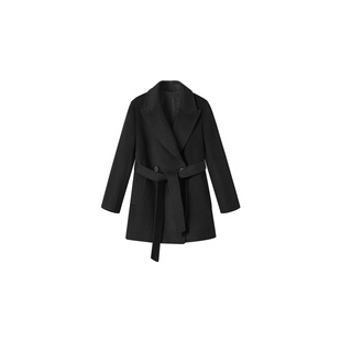 双排扣四粒扣短款 璞格高端羊绒大衣8806款 思思