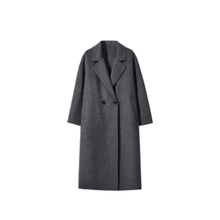 领直筒长款 璞格高端羊绒大衣9853西装 大衣 思思