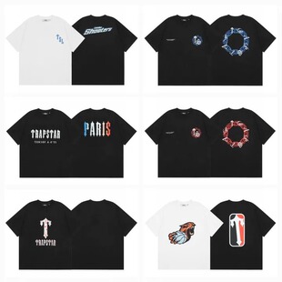 Trapstar 小众潮牌夏季新男女宽松OS字母印花短袖街头T恤上衣TEE