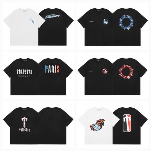 Trapstar 小众潮牌夏季新男女宽松OS字母印花短袖街头T恤上衣TEE