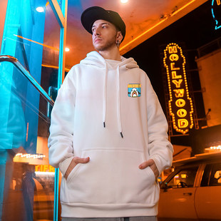 Novara 潮牌欧美街头潮牌嘻哈hiphop连帽卫衣男ins潮流大码加肥加