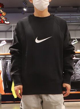 nike耐克男装2021秋加绒运动卫衣