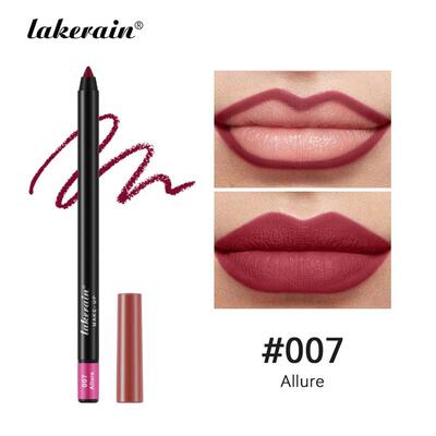 12 Color Matte Brown Lip Liner Waproof Long Lasting